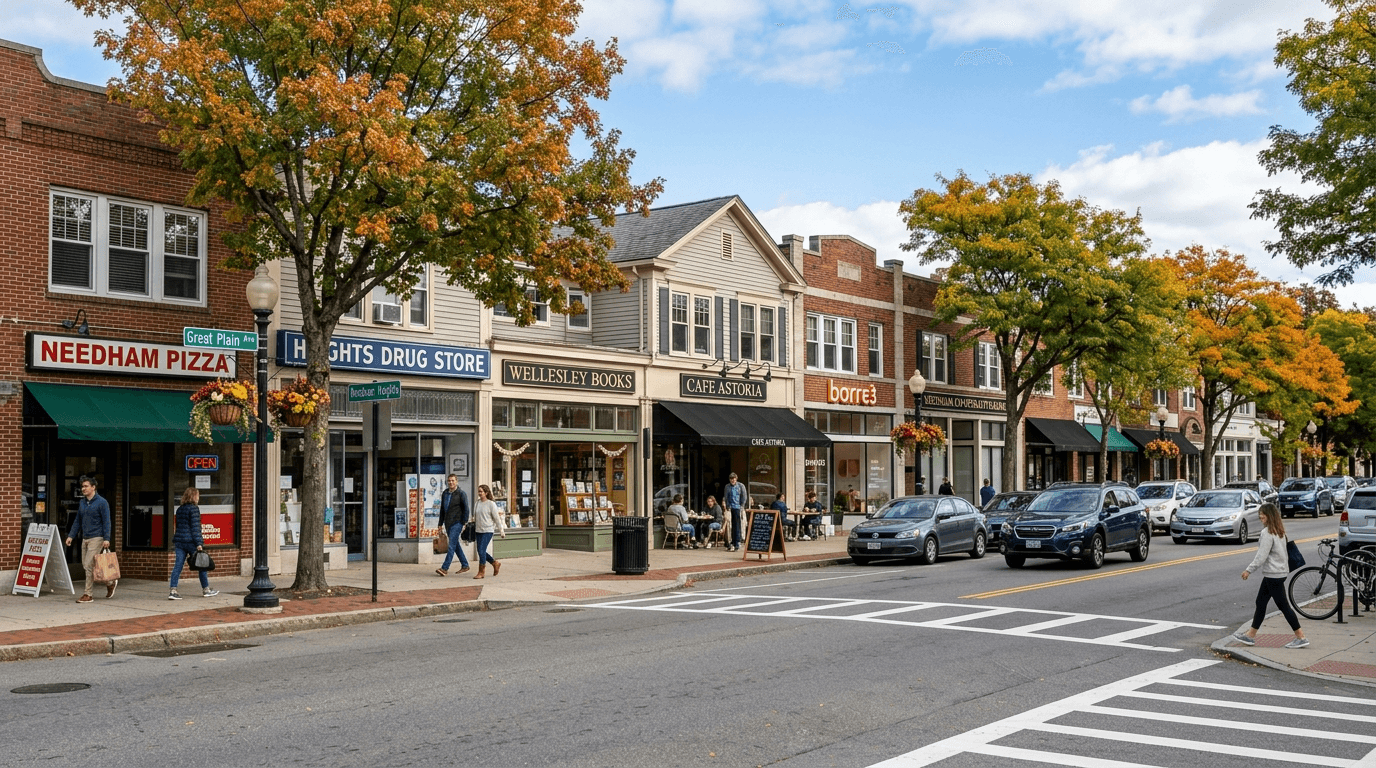 Living in Needham Heights, Needham: Family Commutes